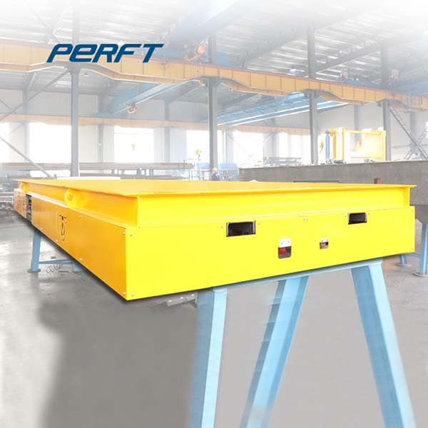 Motorized Rail Transfer Trolley For Foundry Industry 75T